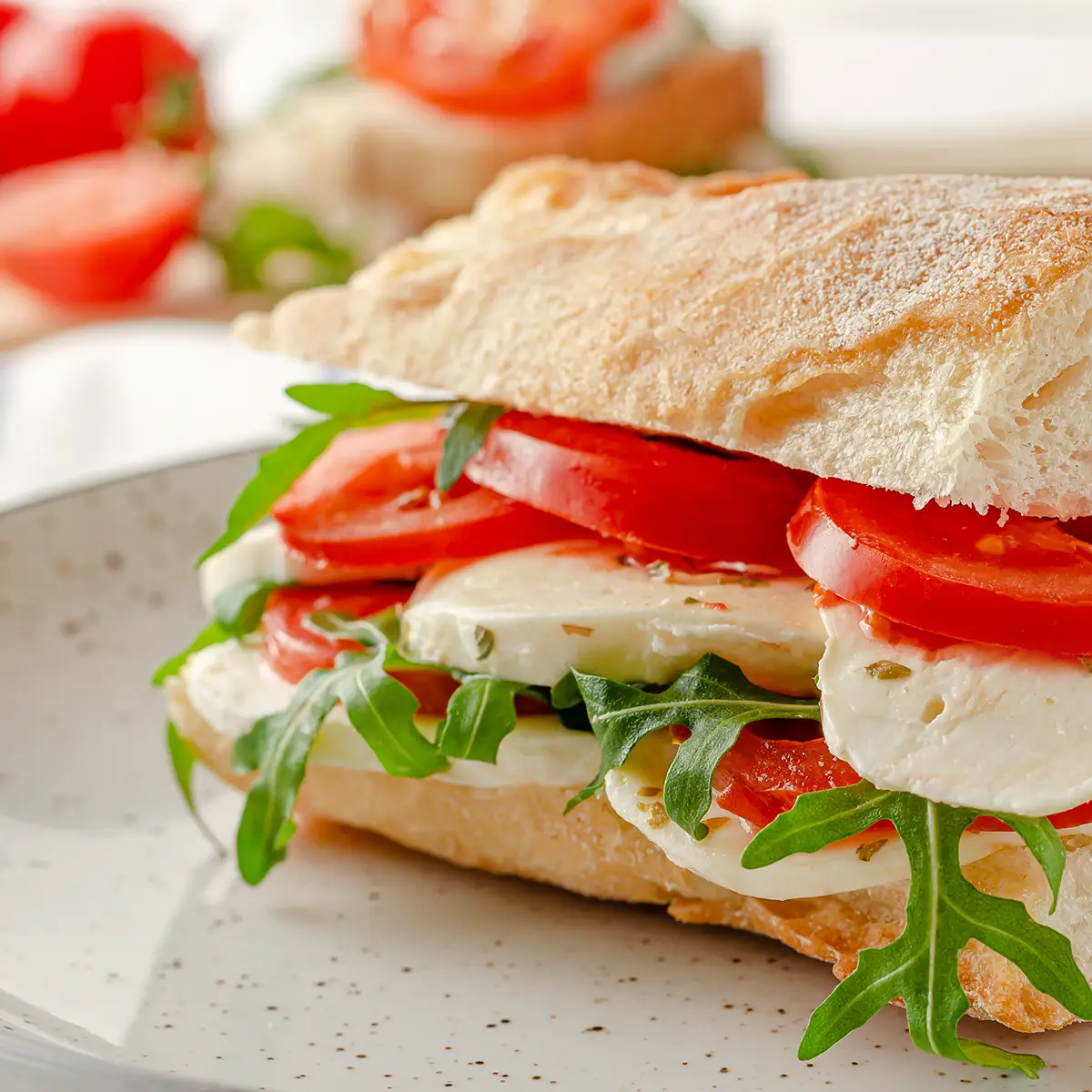 Ciabatta Tomate- Mozzarella